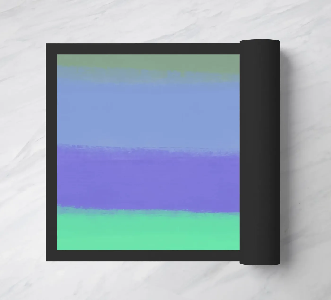 Cool colour gradient doormat by Little Dean