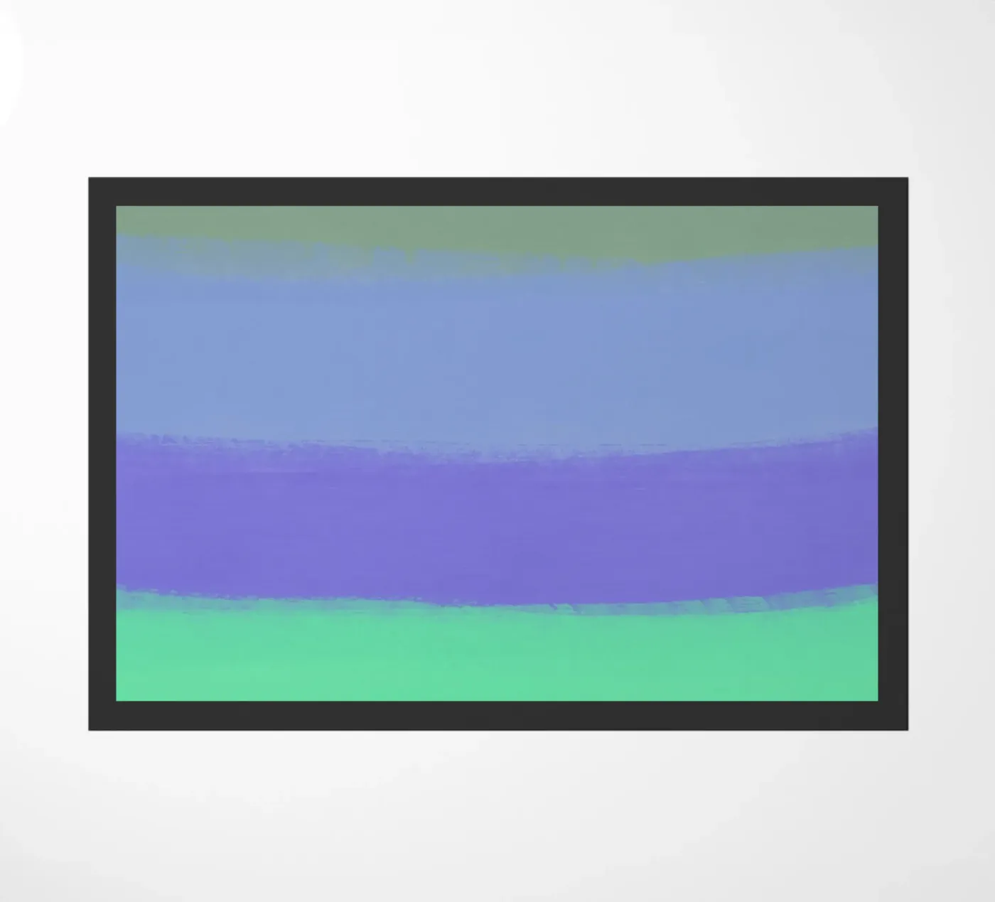 Cool colour gradient doormat by Little Dean