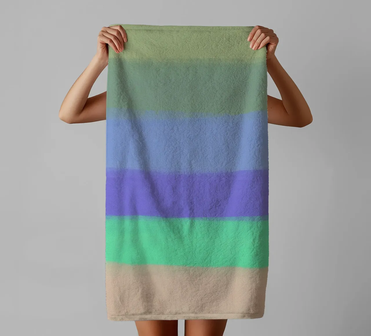 Gradiente di colore freddo asciugamano da bagno da Little Dean