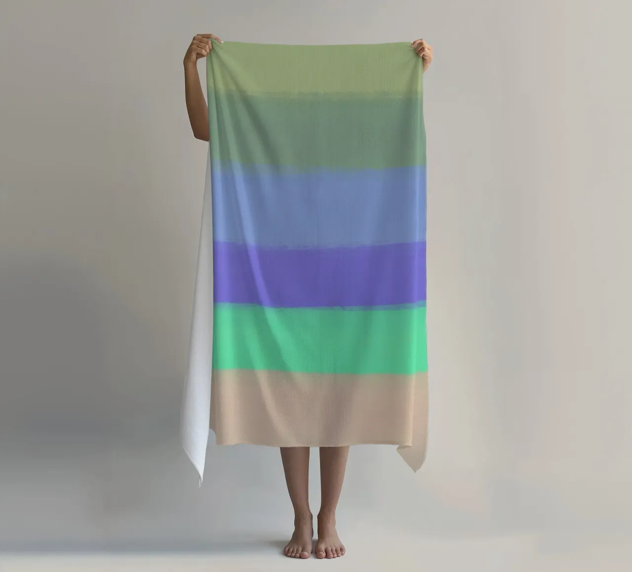 Gradiente di colore freddo telo mare da Little Dean