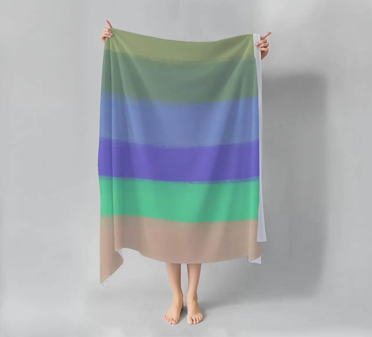 Gradiente di colore freddo telo mare da Little Dean