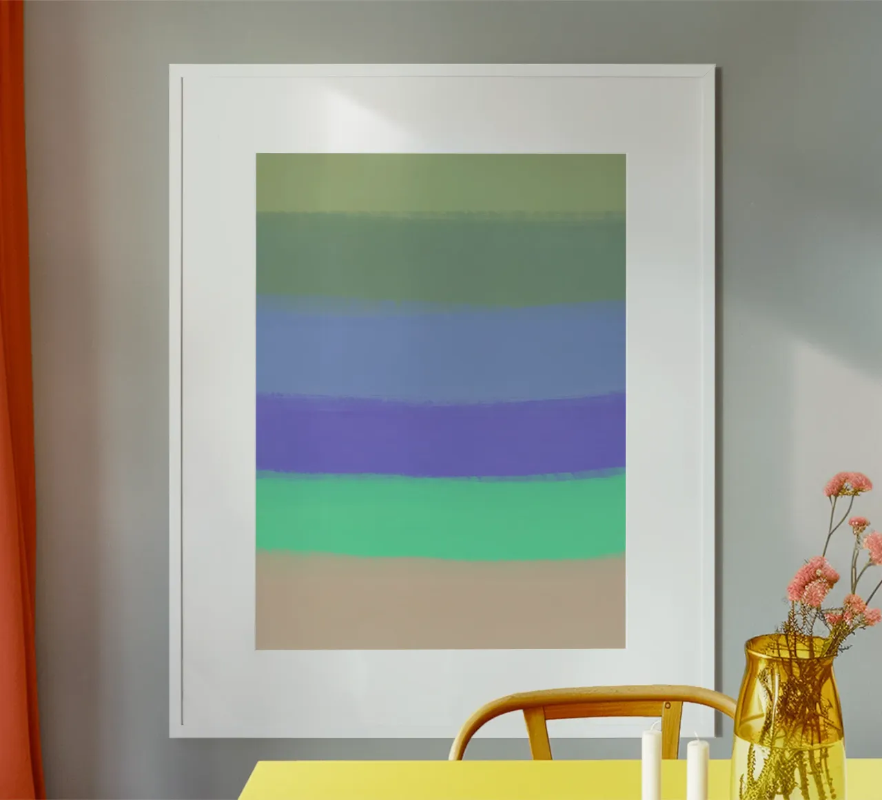 Gradiente di colore freddo poster da Little Dean