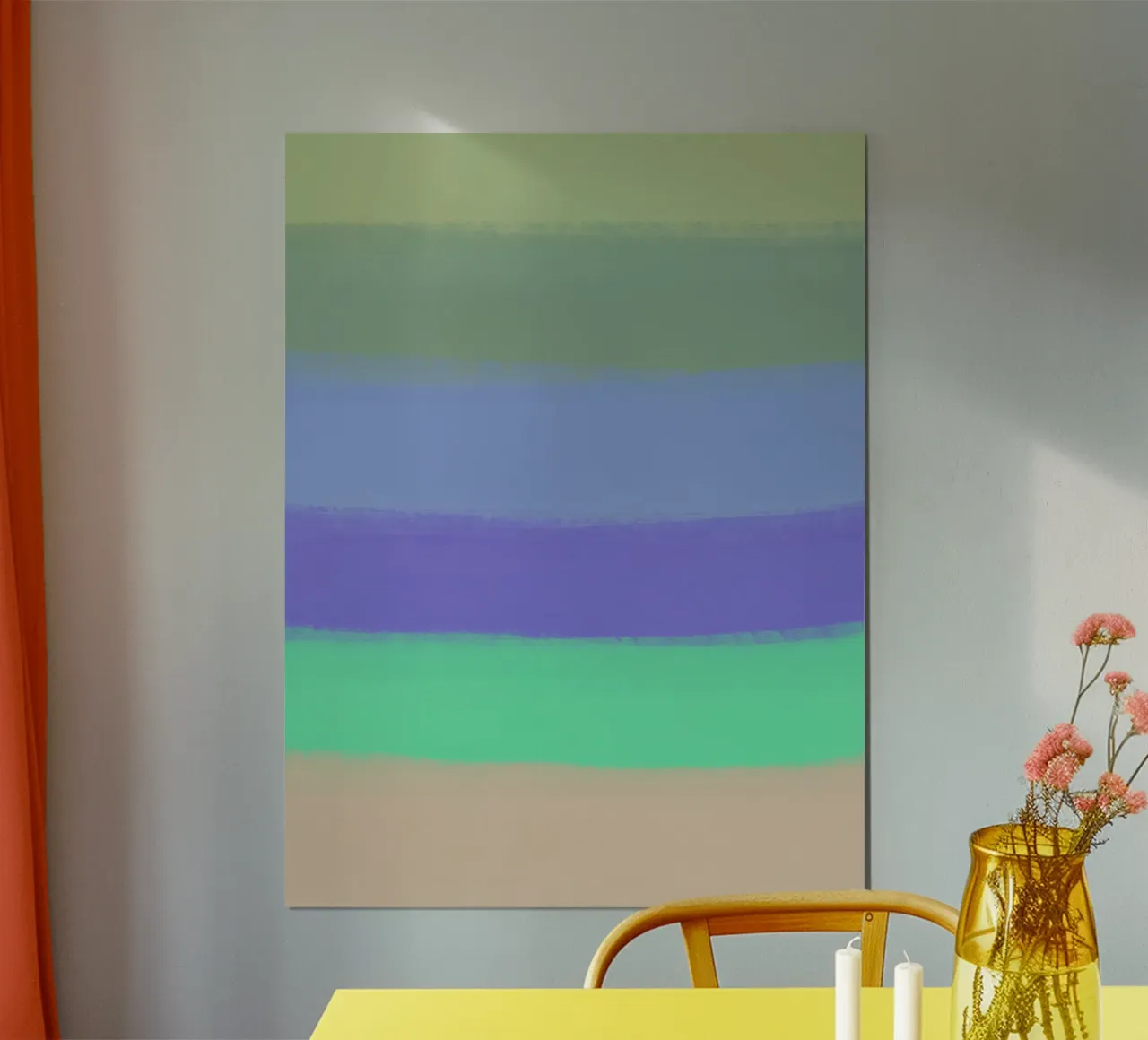 Gradiente di colore freddo poster da Little Dean