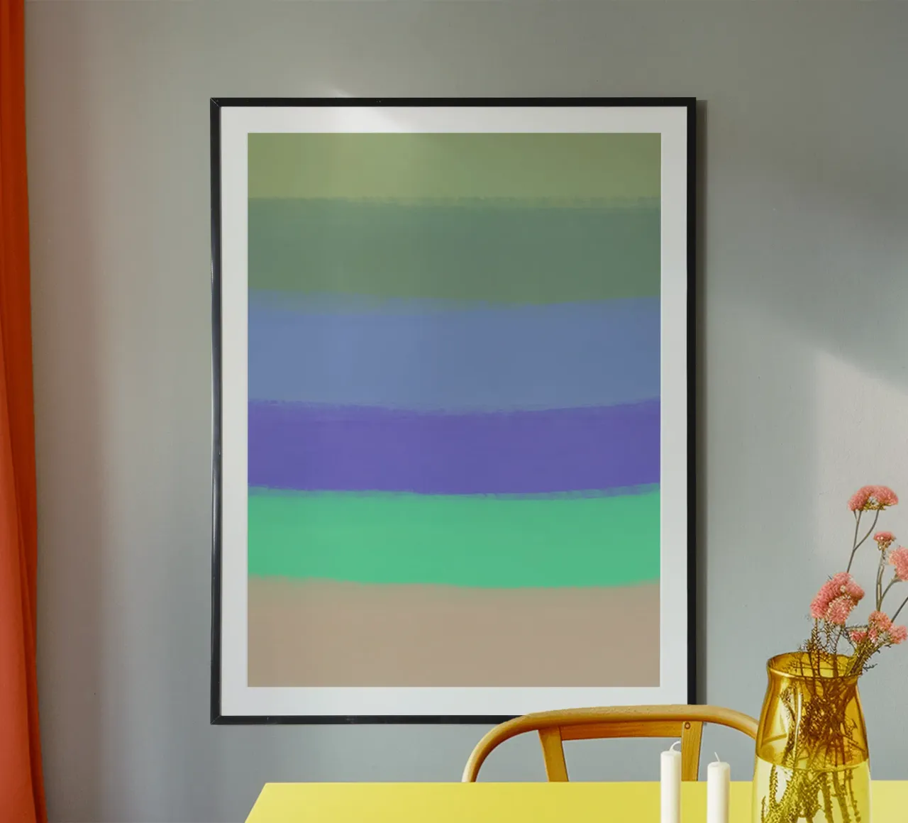 Gradiente di colore freddo poster da Little Dean