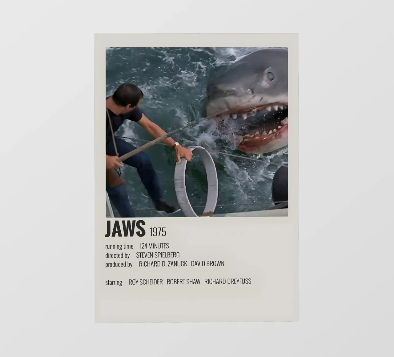 JAWS 1975 telo in pvc da MVFminimalist