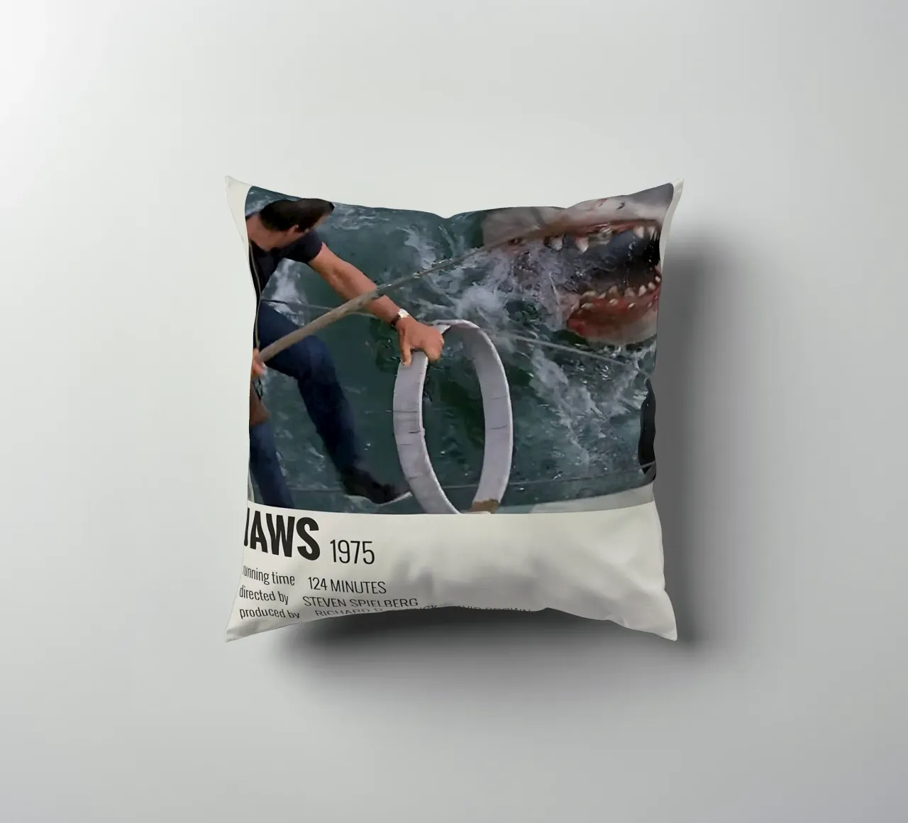JAWS 1975 cuscino da MVFminimalist