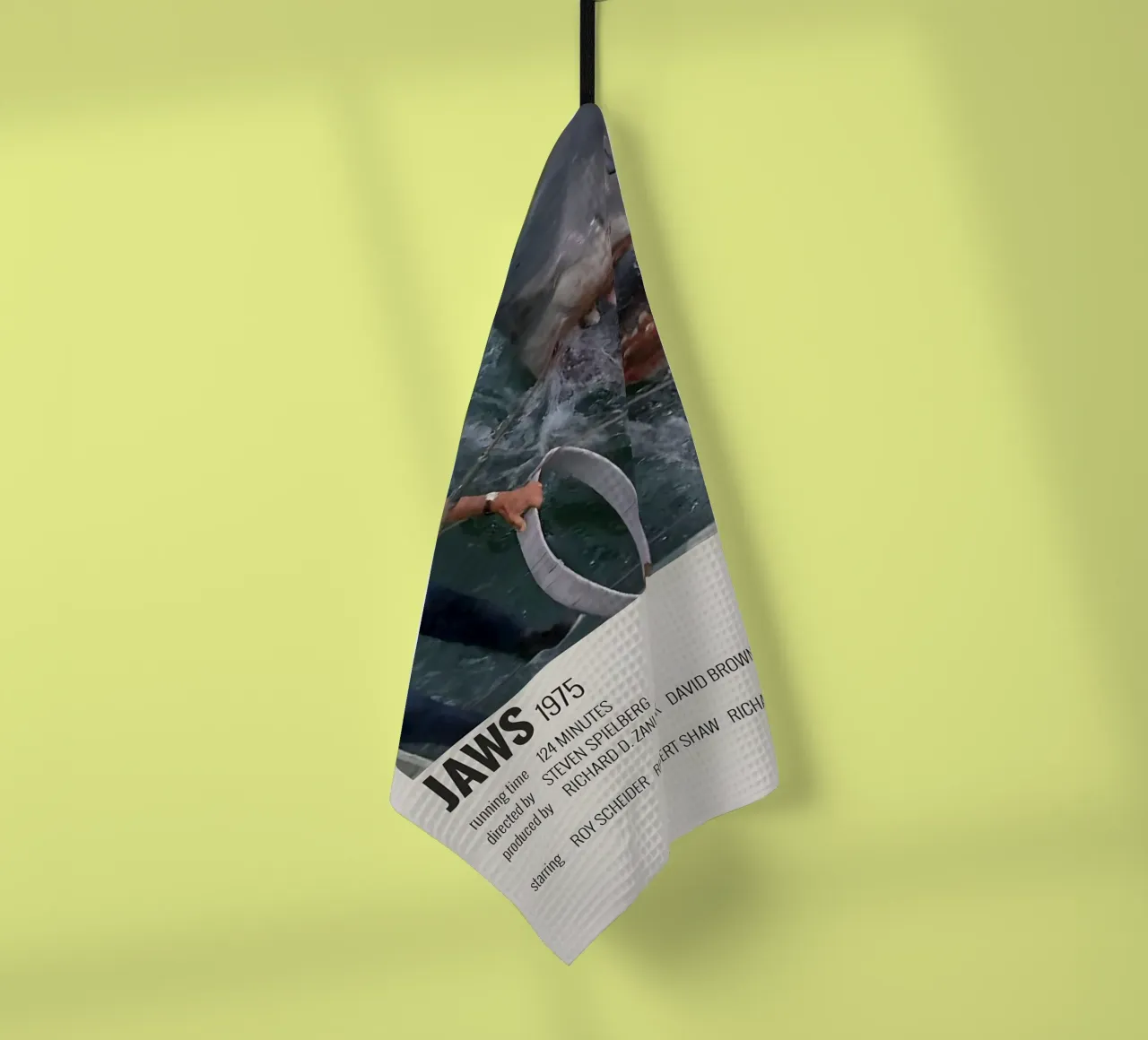 JAWS 1975 canovaccio da cucina da MVFminimalist