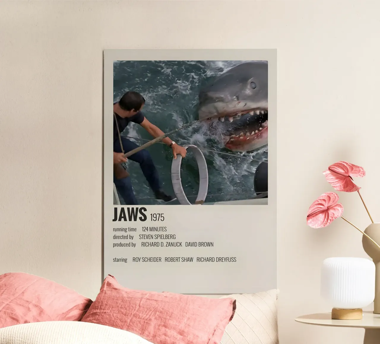 JAWS 1975 poster da MVFminimalist
