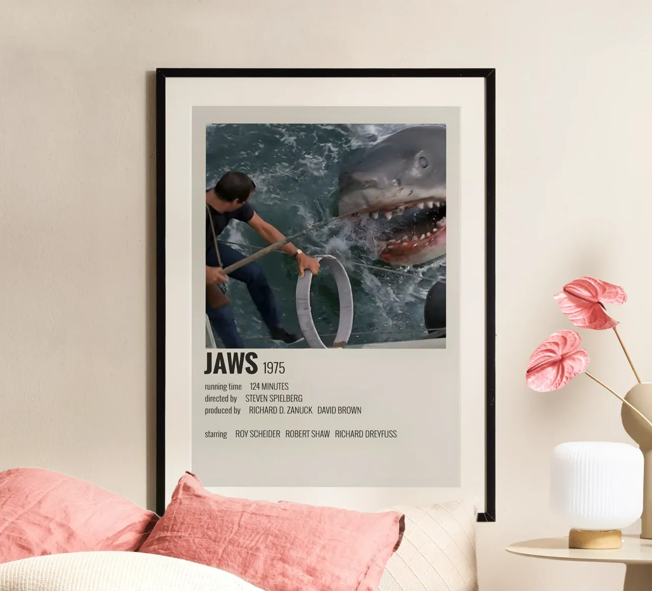 JAWS 1975 poster da MVFminimalist