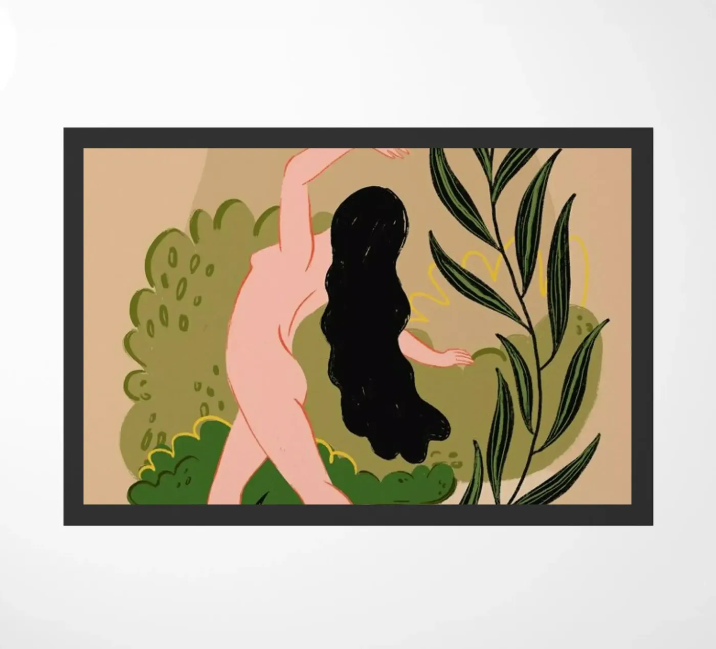 Dark Moon Dancing doormat by Studio One
