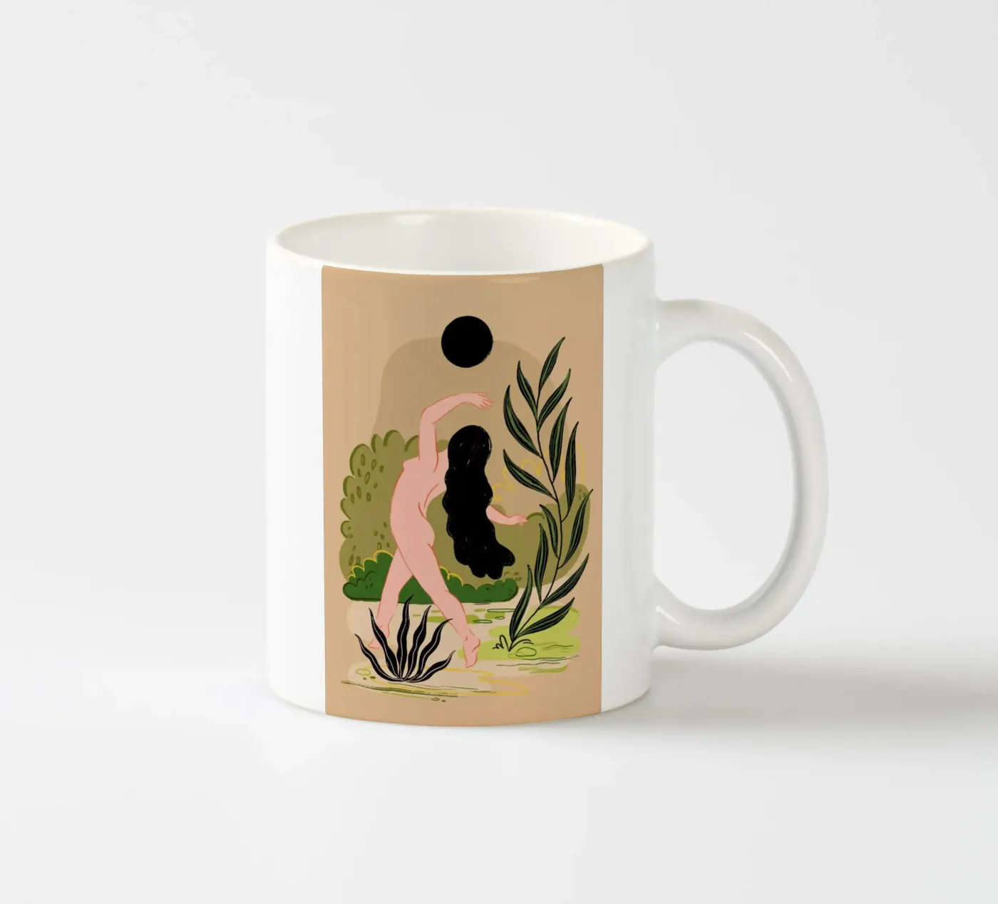Dark Moon Dancing ceramic mug by Studio One