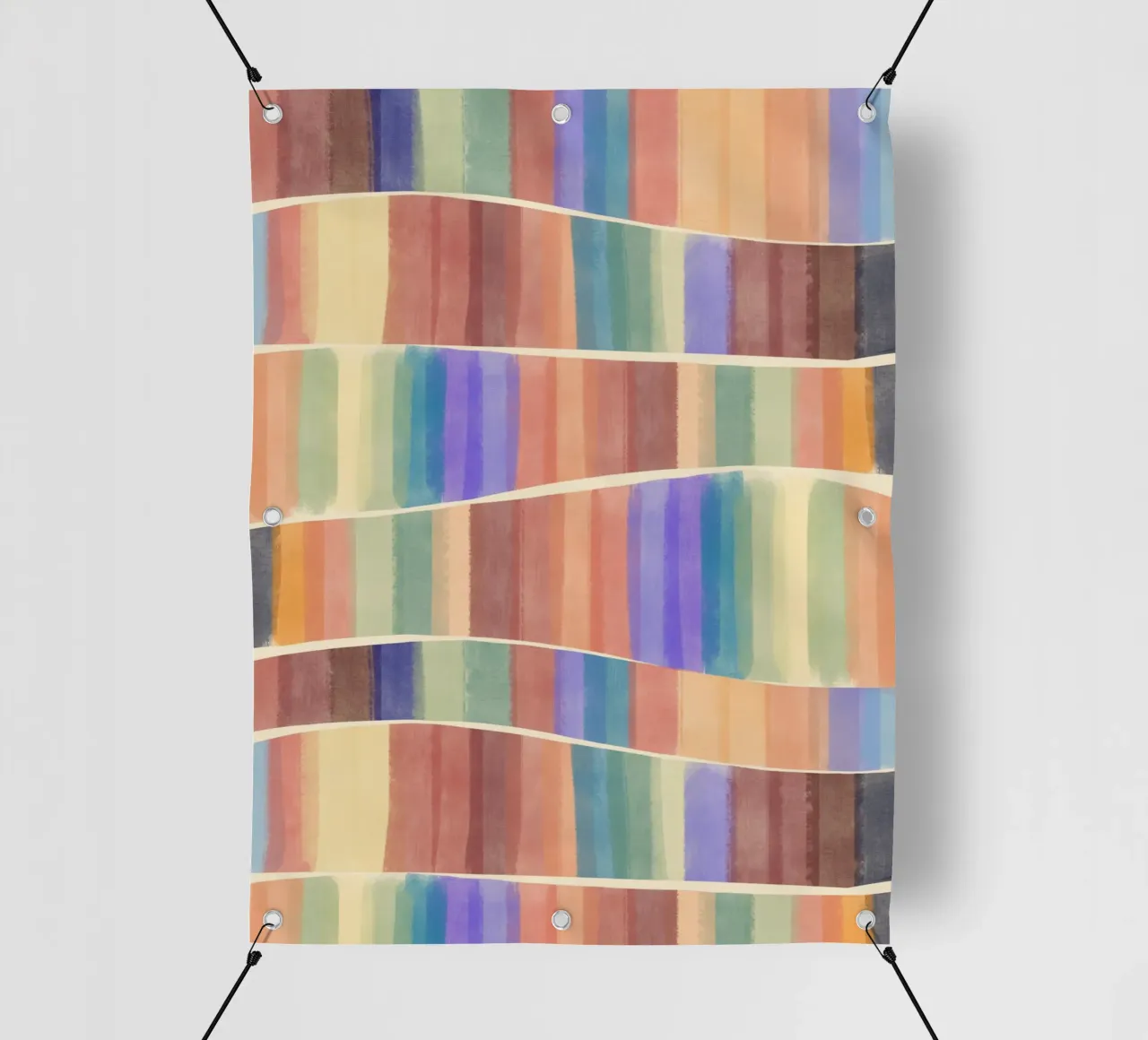 Piastrelle multicolore telo in pvc da Little Dean