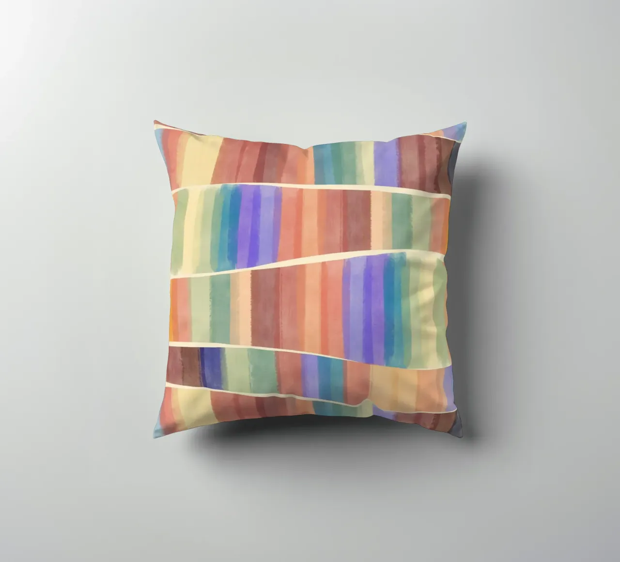Piastrelle multicolore cuscino da Little Dean