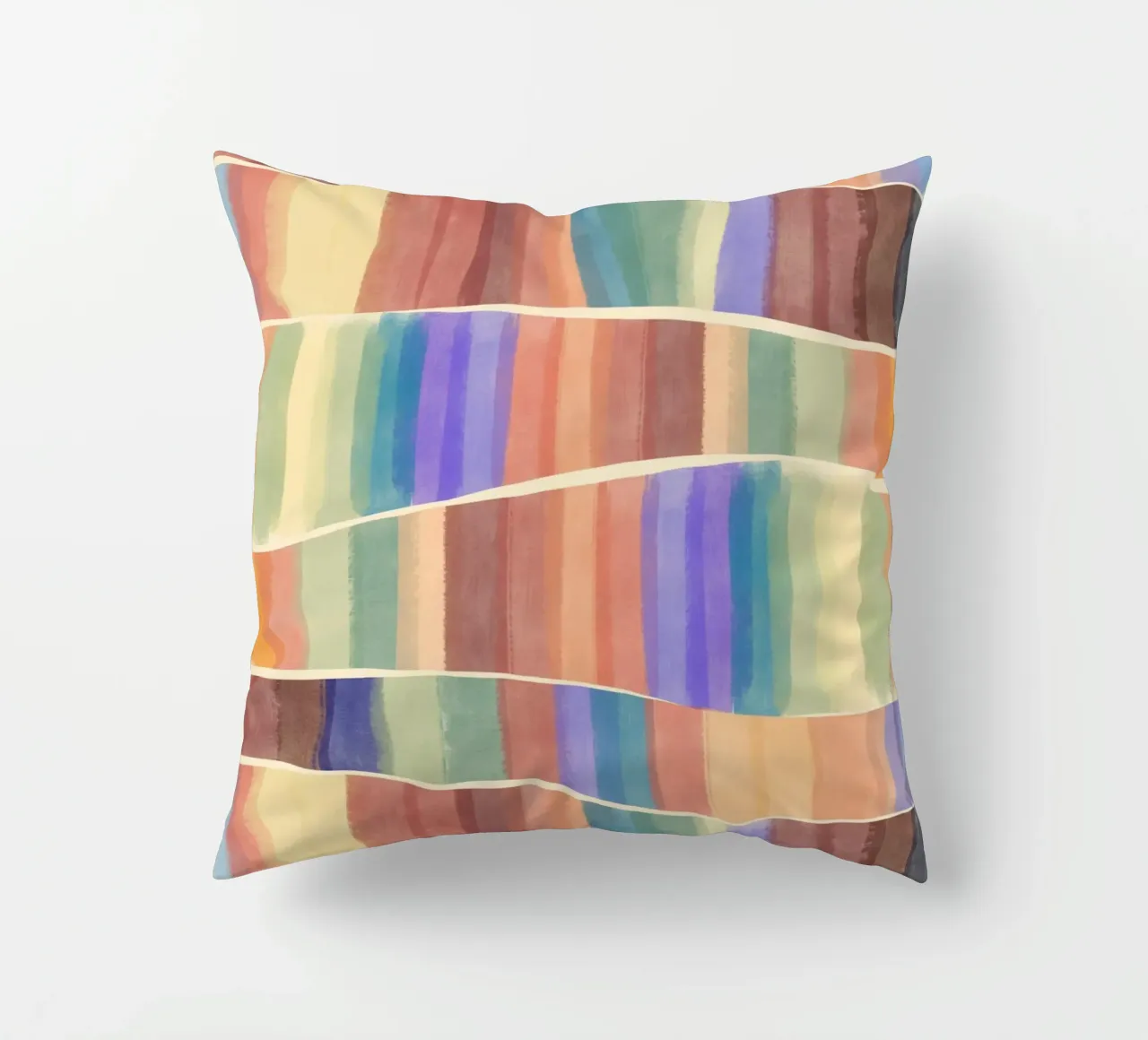 Piastrelle multicolore cuscino da Little Dean
