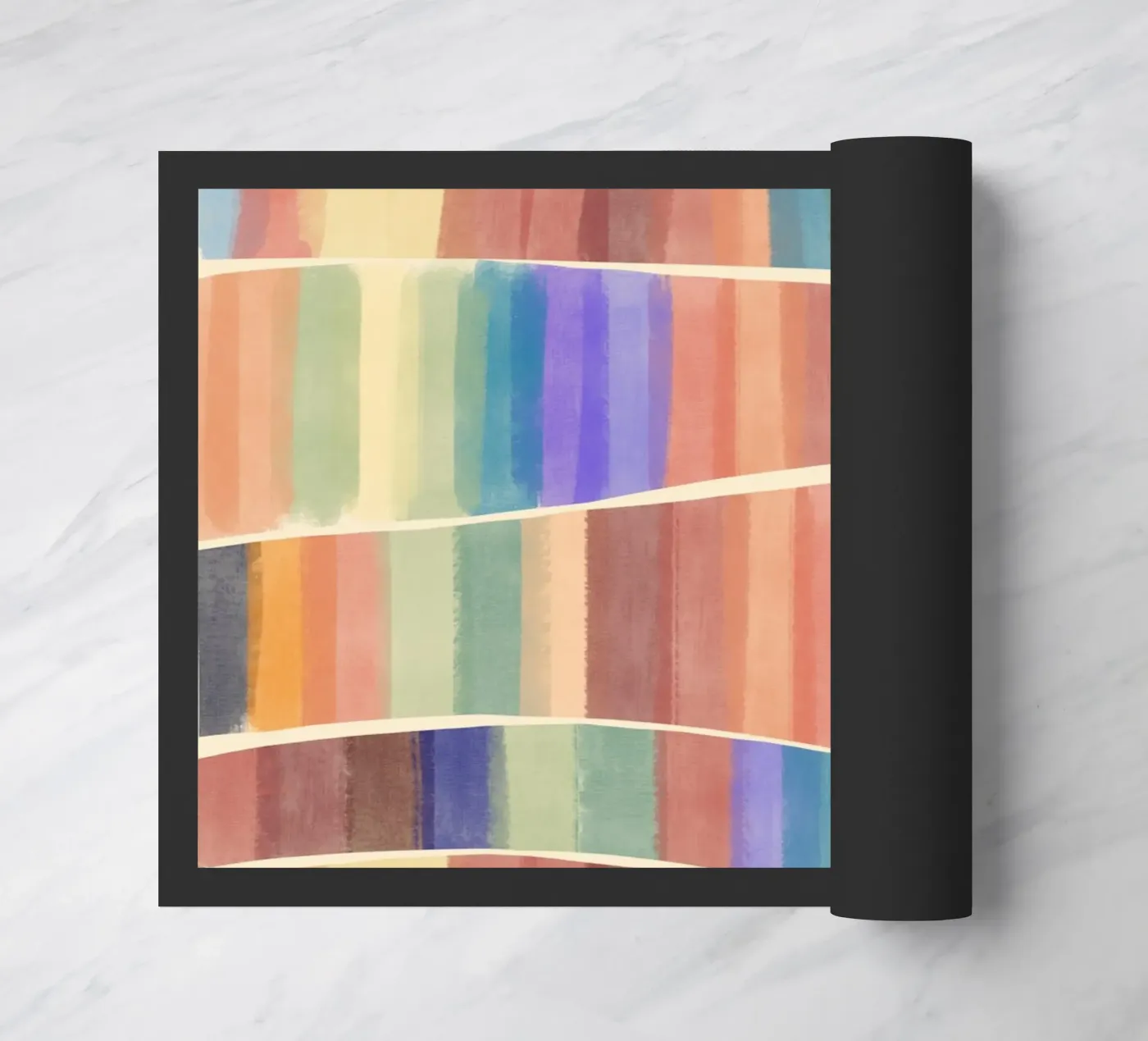 Piastrelle multicolore zerbino da Little Dean