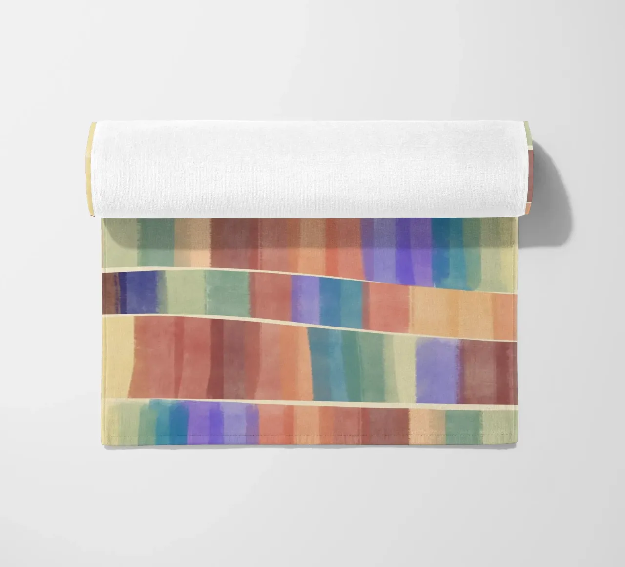 Piastrelle multicolore telo mare da Little Dean