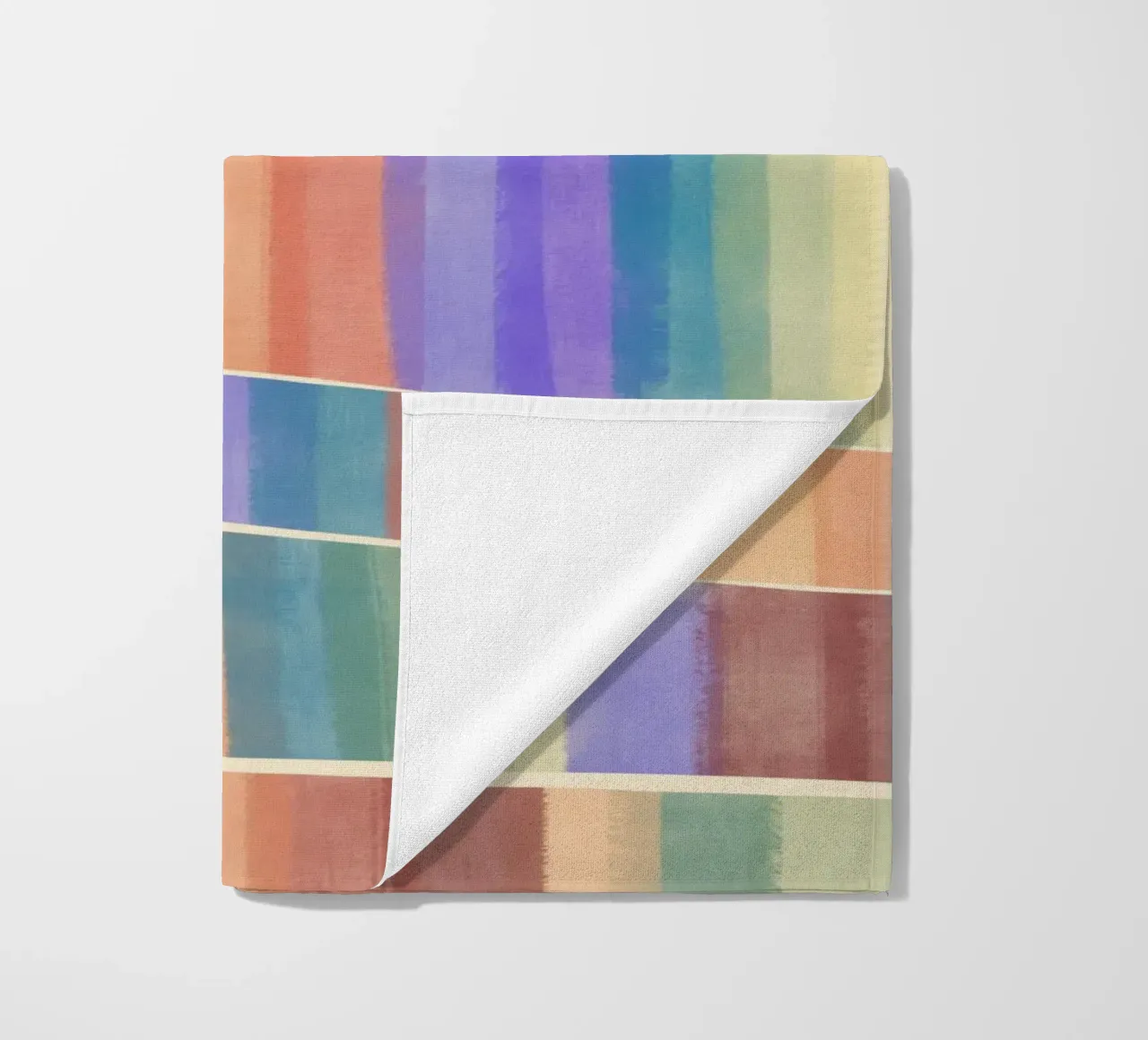 Piastrelle multicolore telo mare da Little Dean