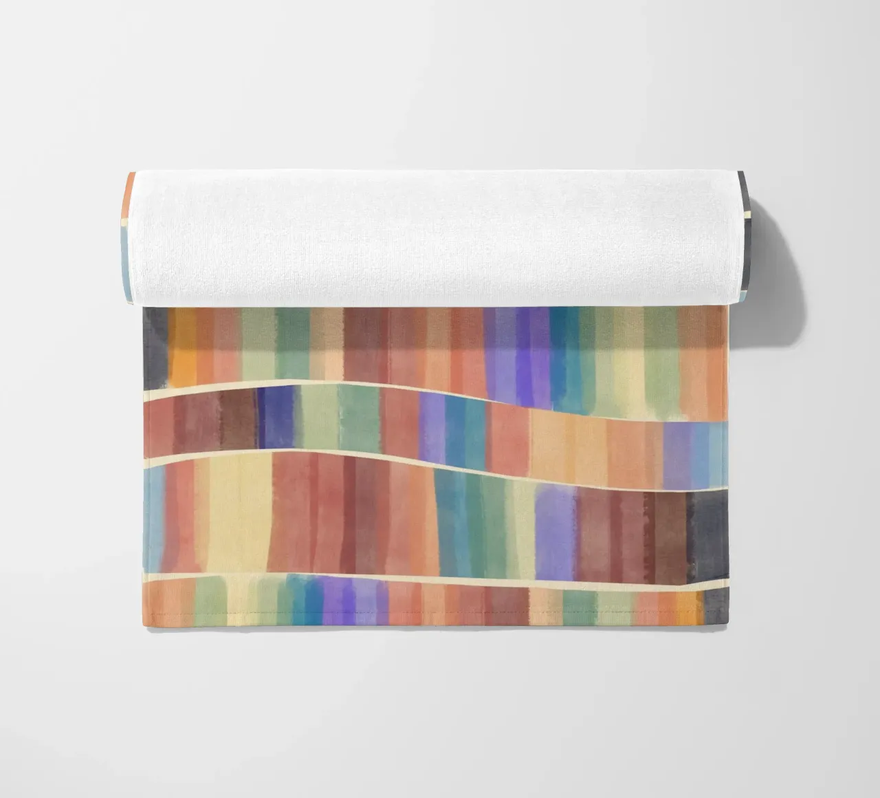 Piastrelle multicolore telo mare da Little Dean