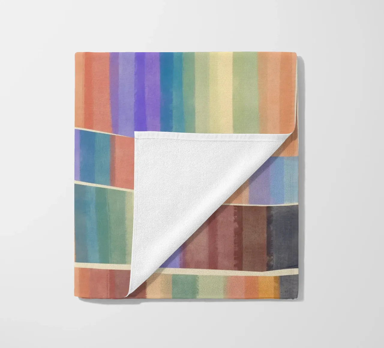 Piastrelle multicolore telo mare da Little Dean