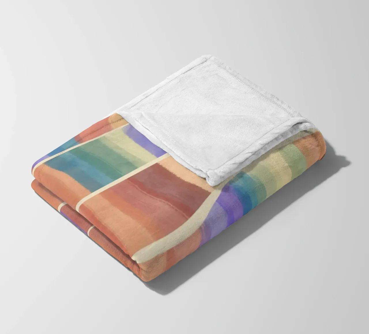 Piastrelle multicolore coperta in pile da Little Dean