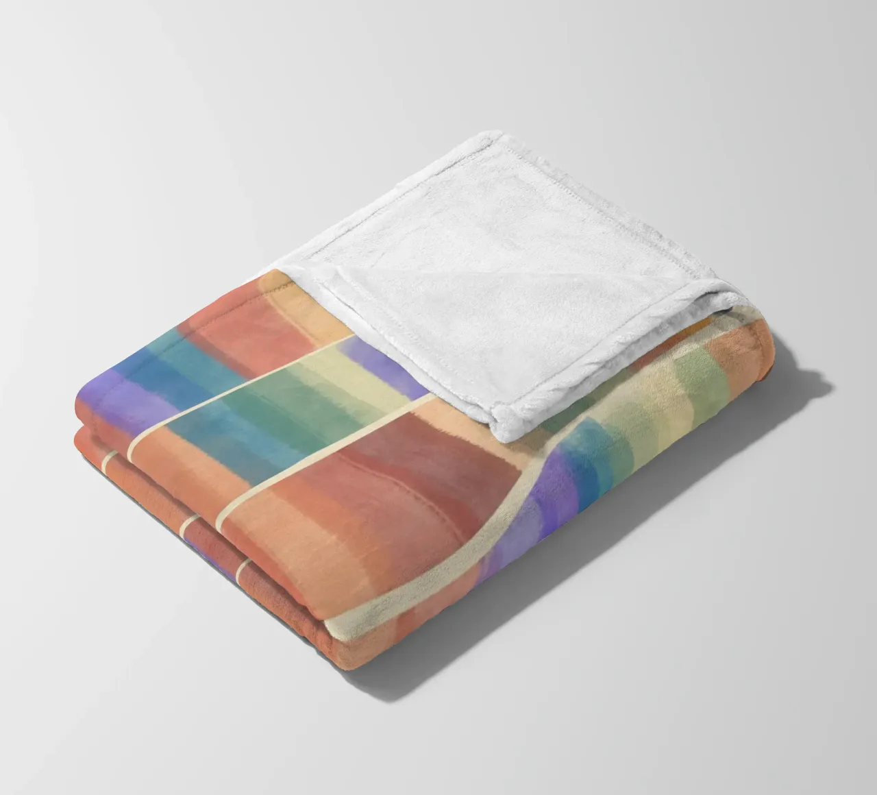 Piastrelle multicolore coperta in pile da Little Dean
