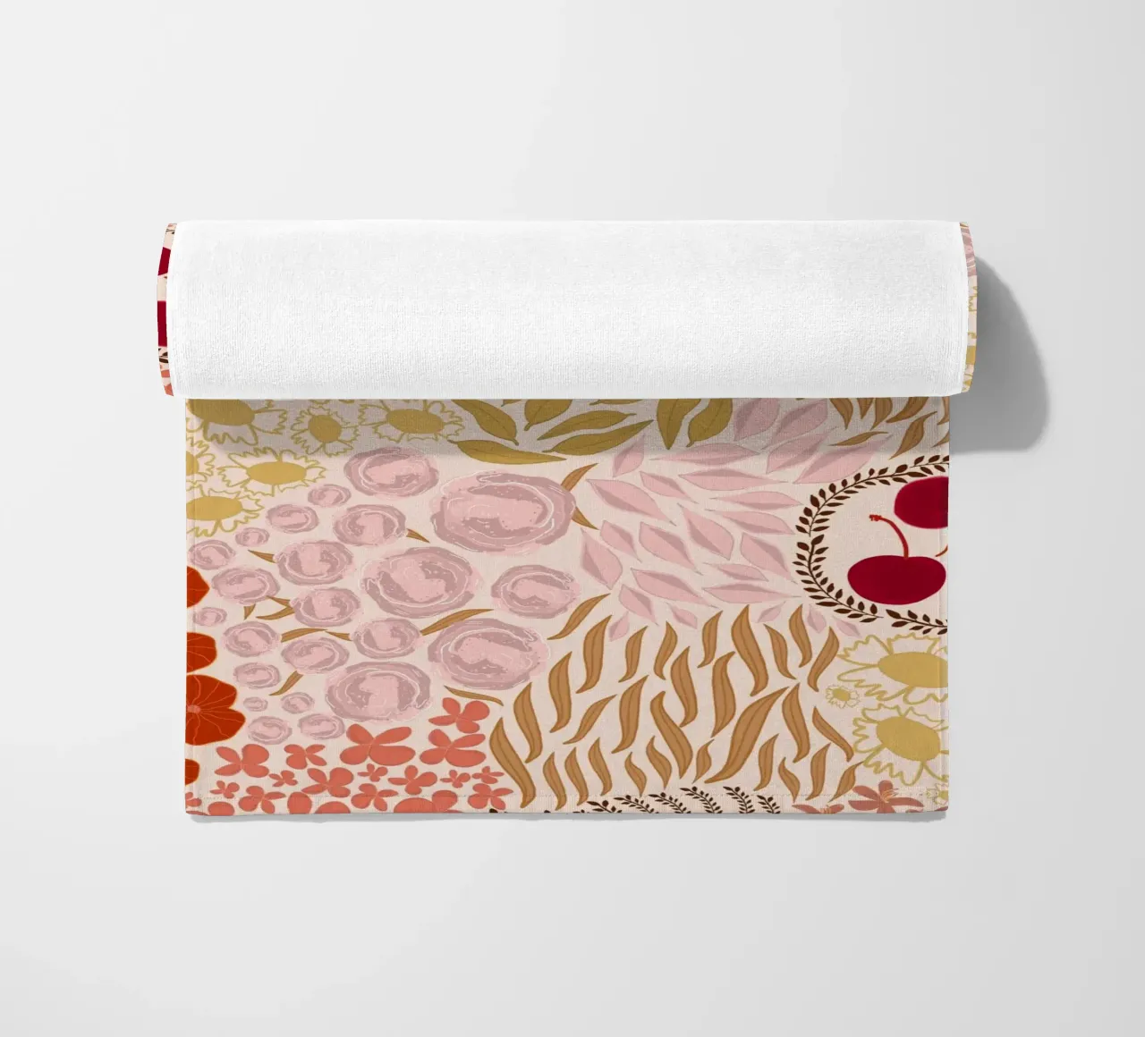 Autumn Fall Colors Hand Drawn Small Flowers telo mare da gulsengunel
