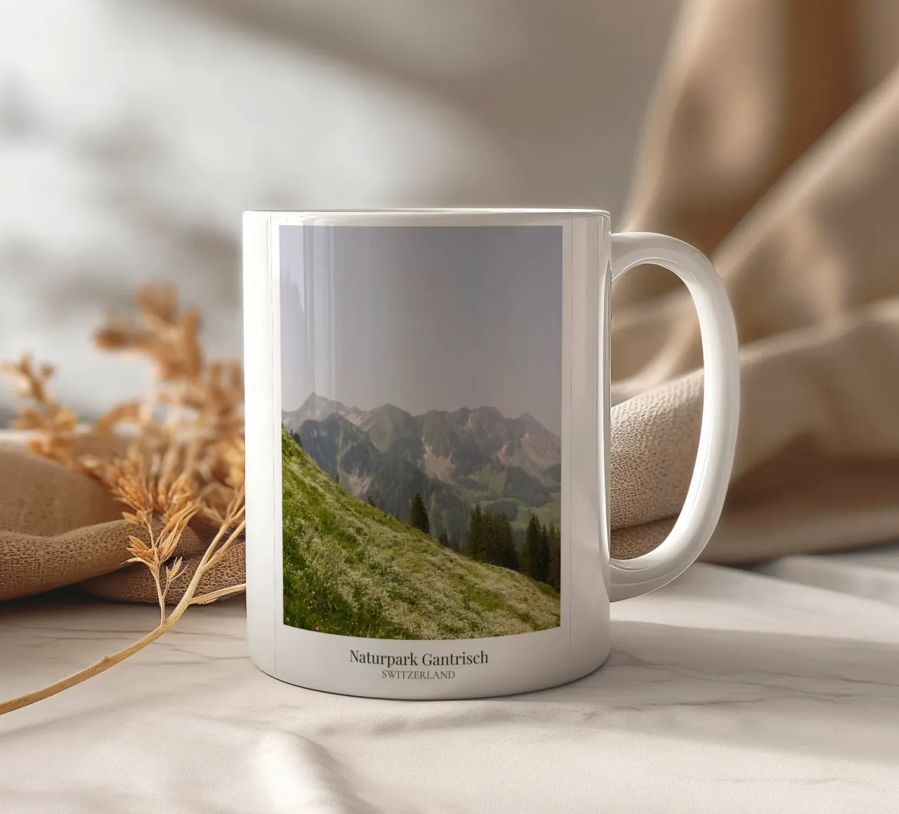 Gantrisch III: Switzerland tazza in ceramica da FujiFrames