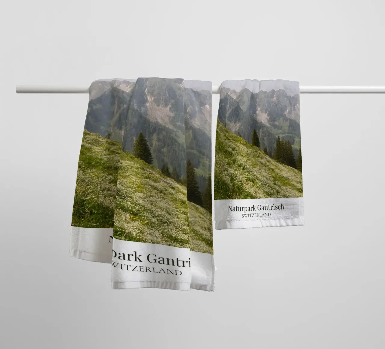 Gantrisch III: Switzerland asciugamano da bagno da FujiFrames