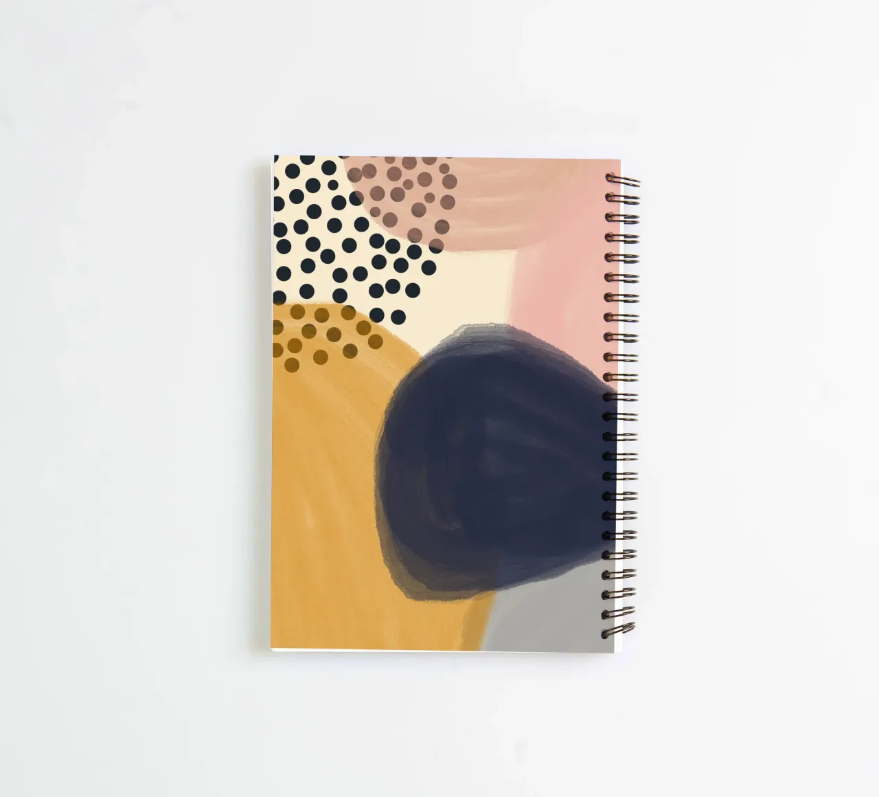 Color arrangement 02 spiral notebook by Little Dean