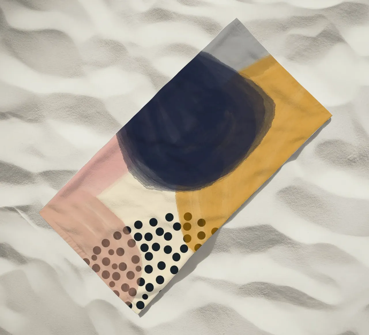 Color arrangement 02 beach towel by Little Dean