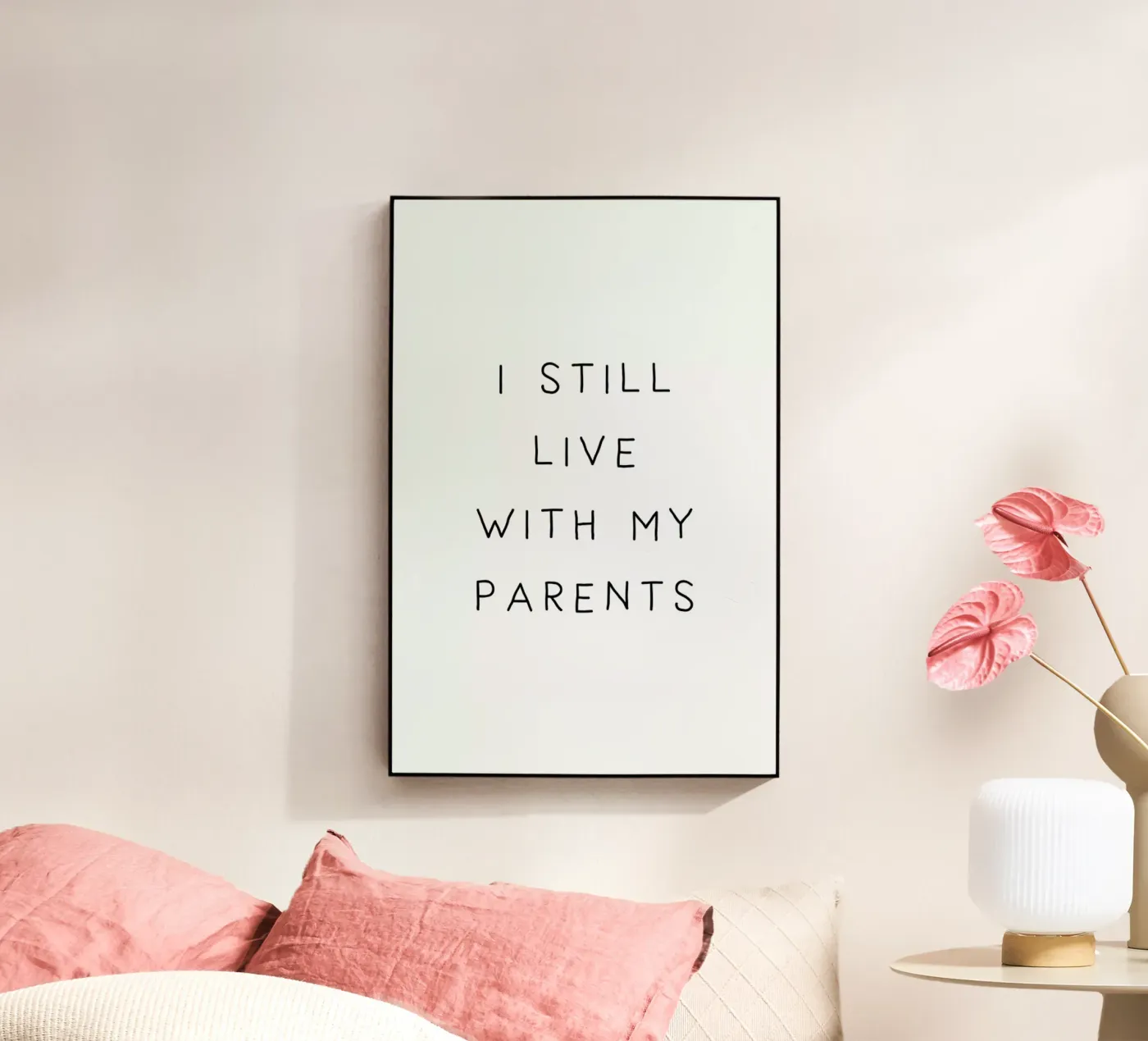 Parents Acryl-Glas von Mottos by Sinan Saydik