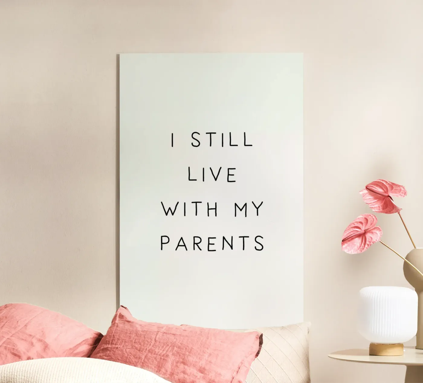 Parents Acryl-Glas von Mottos by Sinan Saydik