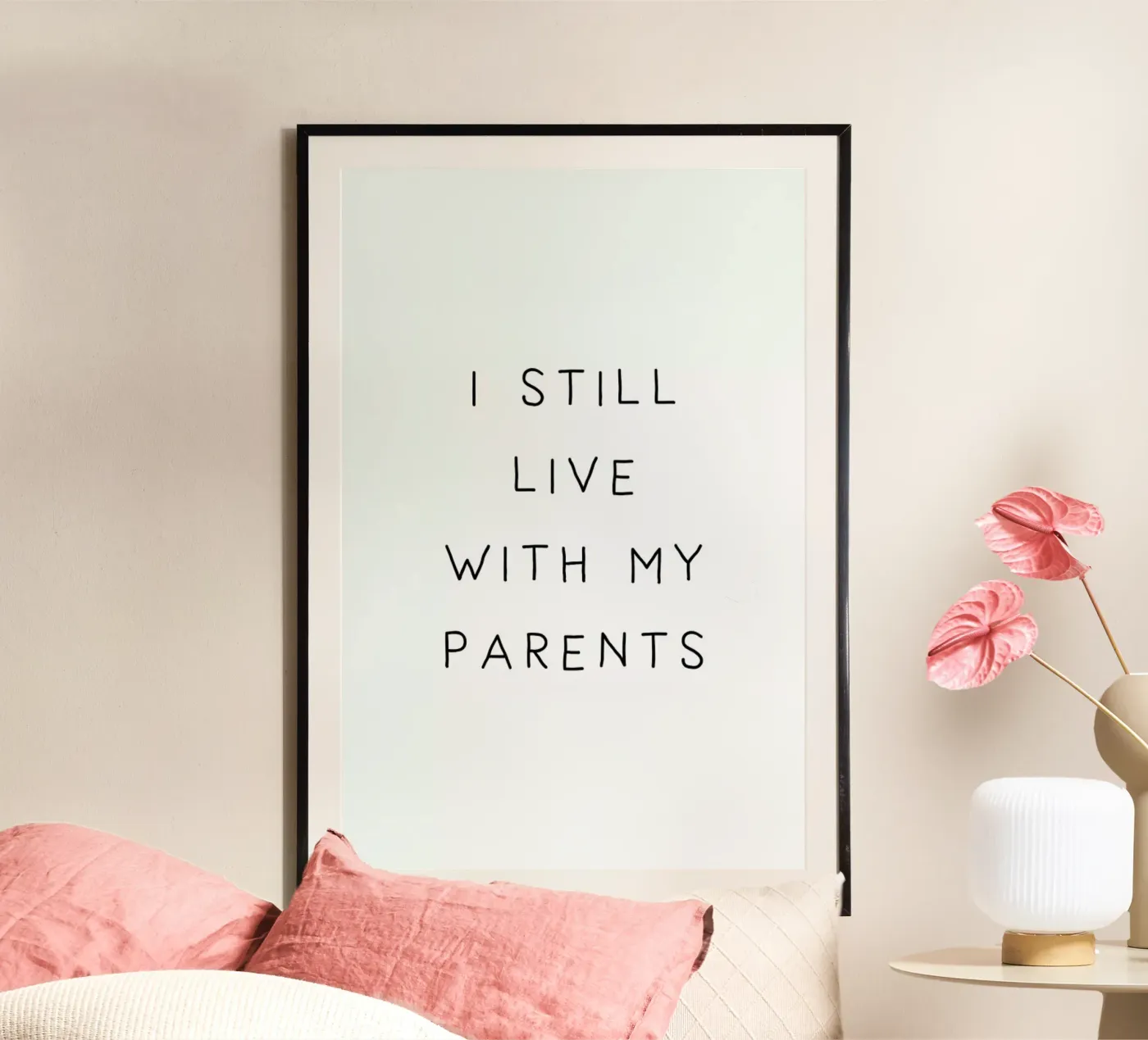 Parents poster van Mottos by Sinan Saydik