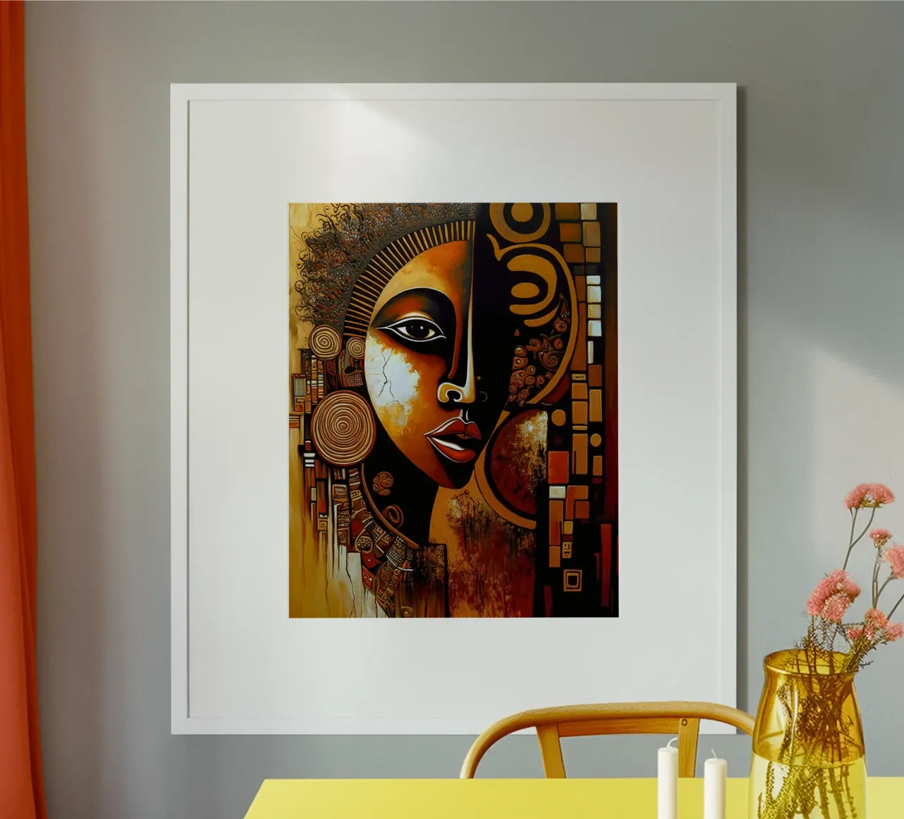 Arte da parete di Imagine poster con telaio in legno da Imagine