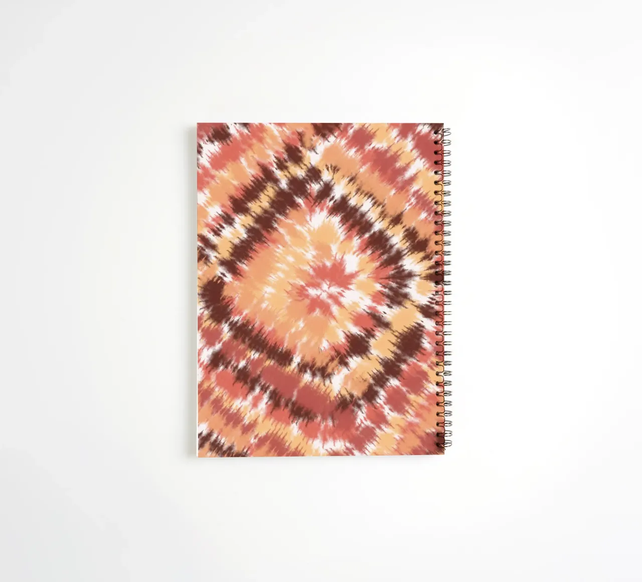 Tie dye in fall color spiral notebook by Little Dean