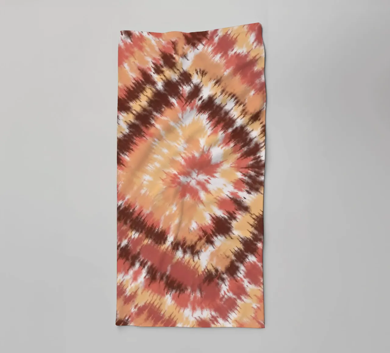 Tie dye in fall color towel by Little Dean