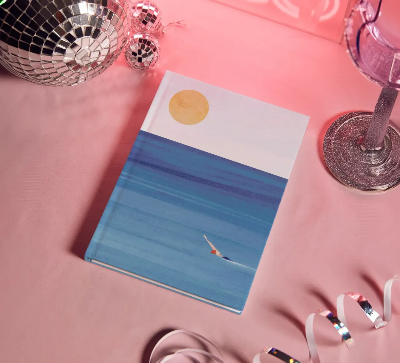 Sunset Swim notebook by Henry Rivers