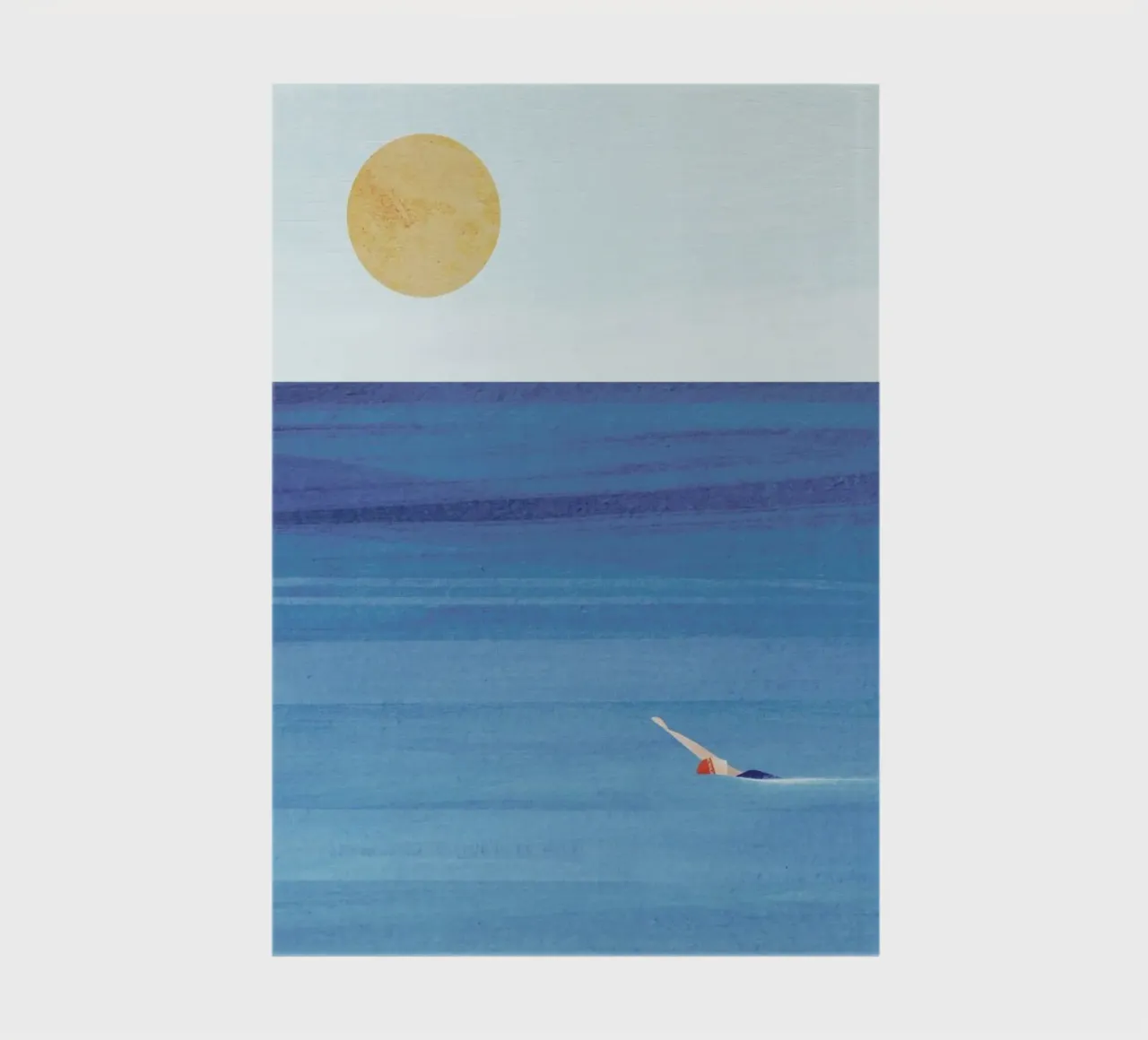 Sunset Swim notebook by Henry Rivers