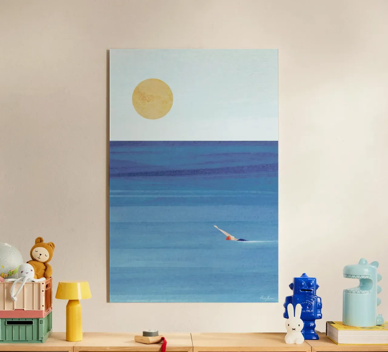 Sunset Swim plexiglass da Henry Rivers