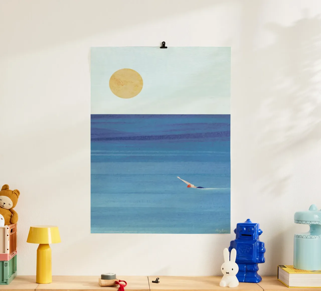 Sunset Swim poster da Henry Rivers
