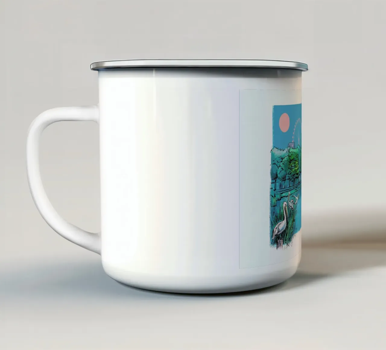 London St James's Park tazza in smalto da Rocket68