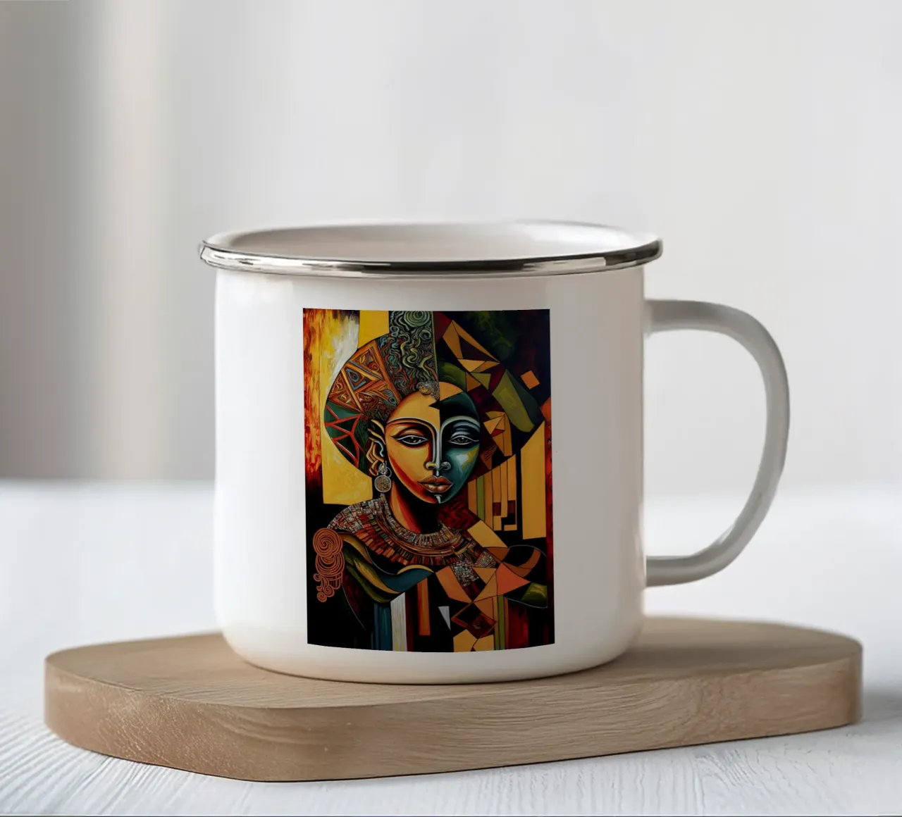Arte da parete di Imagine tazza in smalto da Imagine