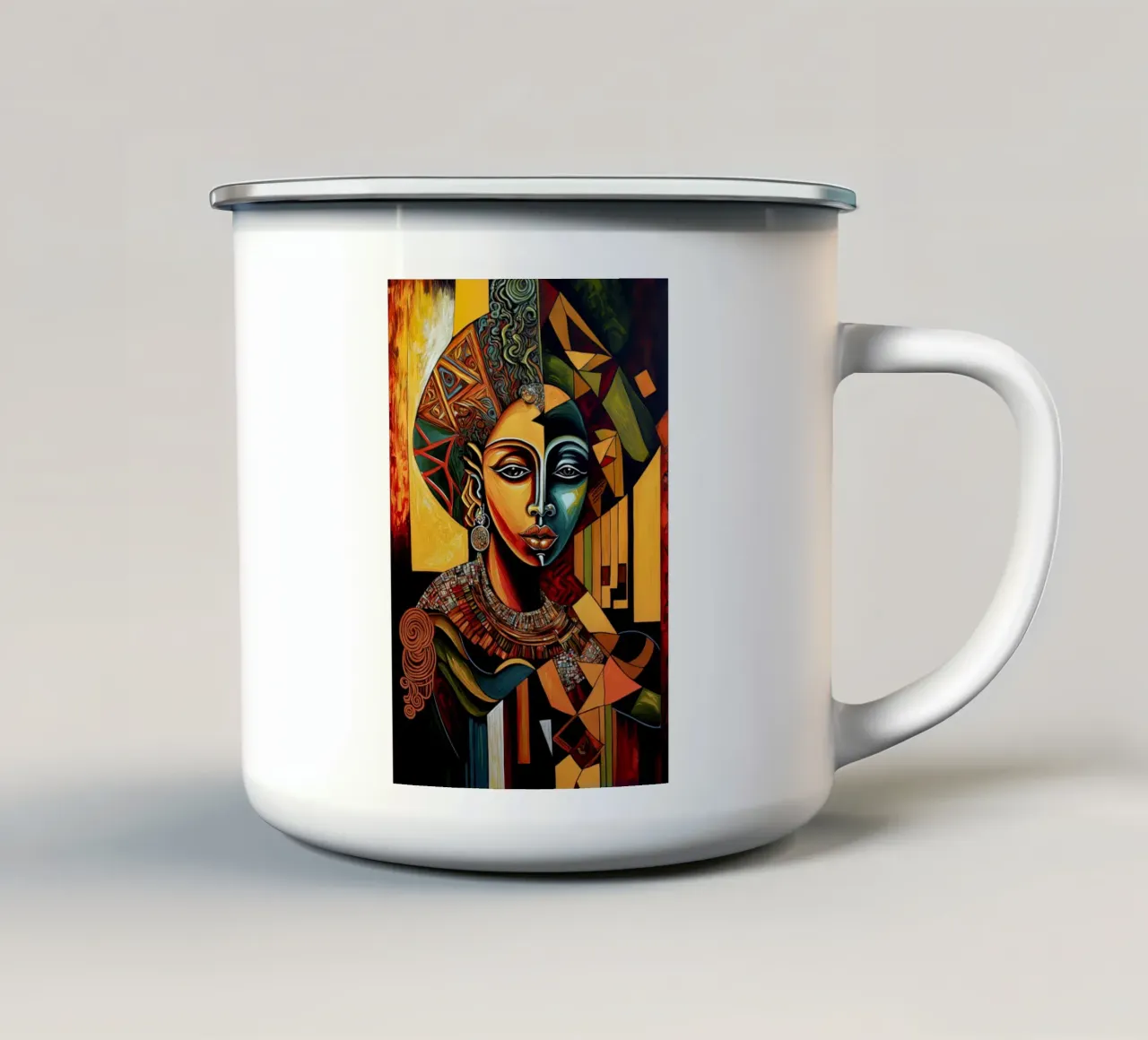 Arte da parete di Imagine tazza in smalto da Imagine
