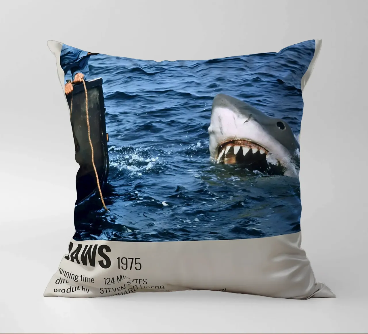JAWS 1975 cuscino da MVFminimalist
