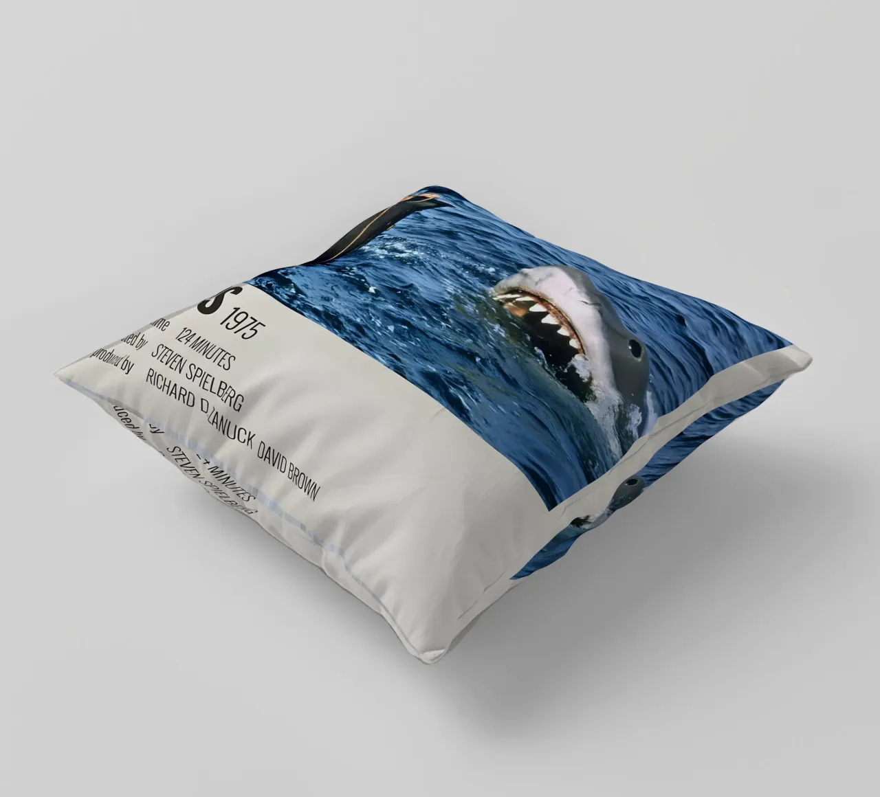 JAWS 1975 cuscino da MVFminimalist