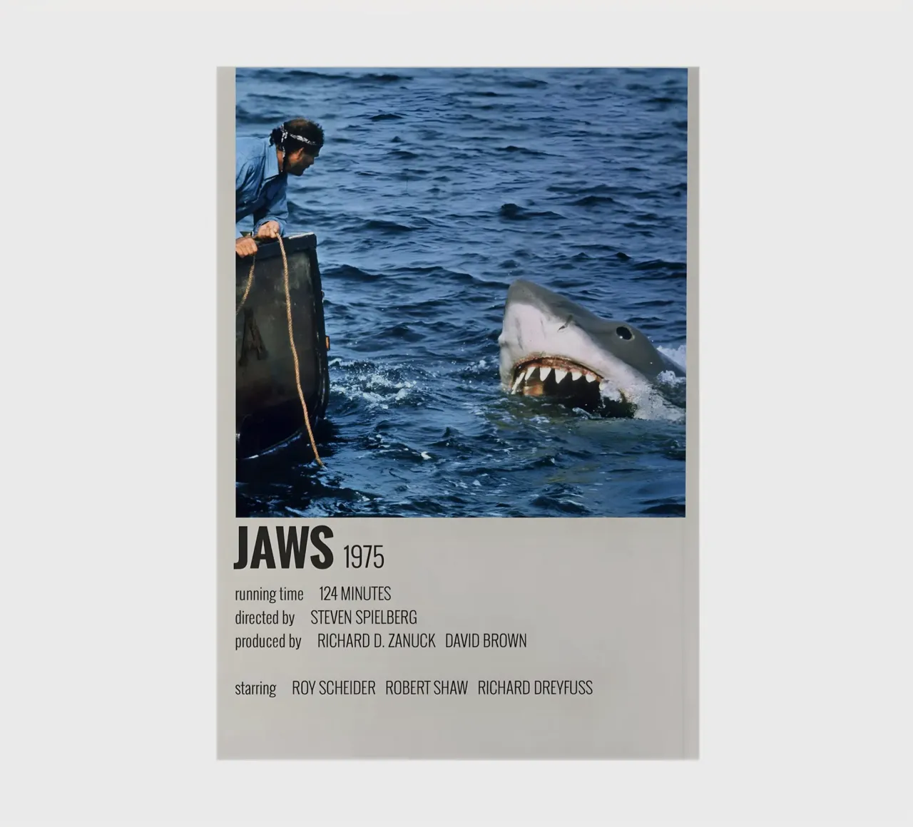 JAWS 1975 notebook by MVFminimalist