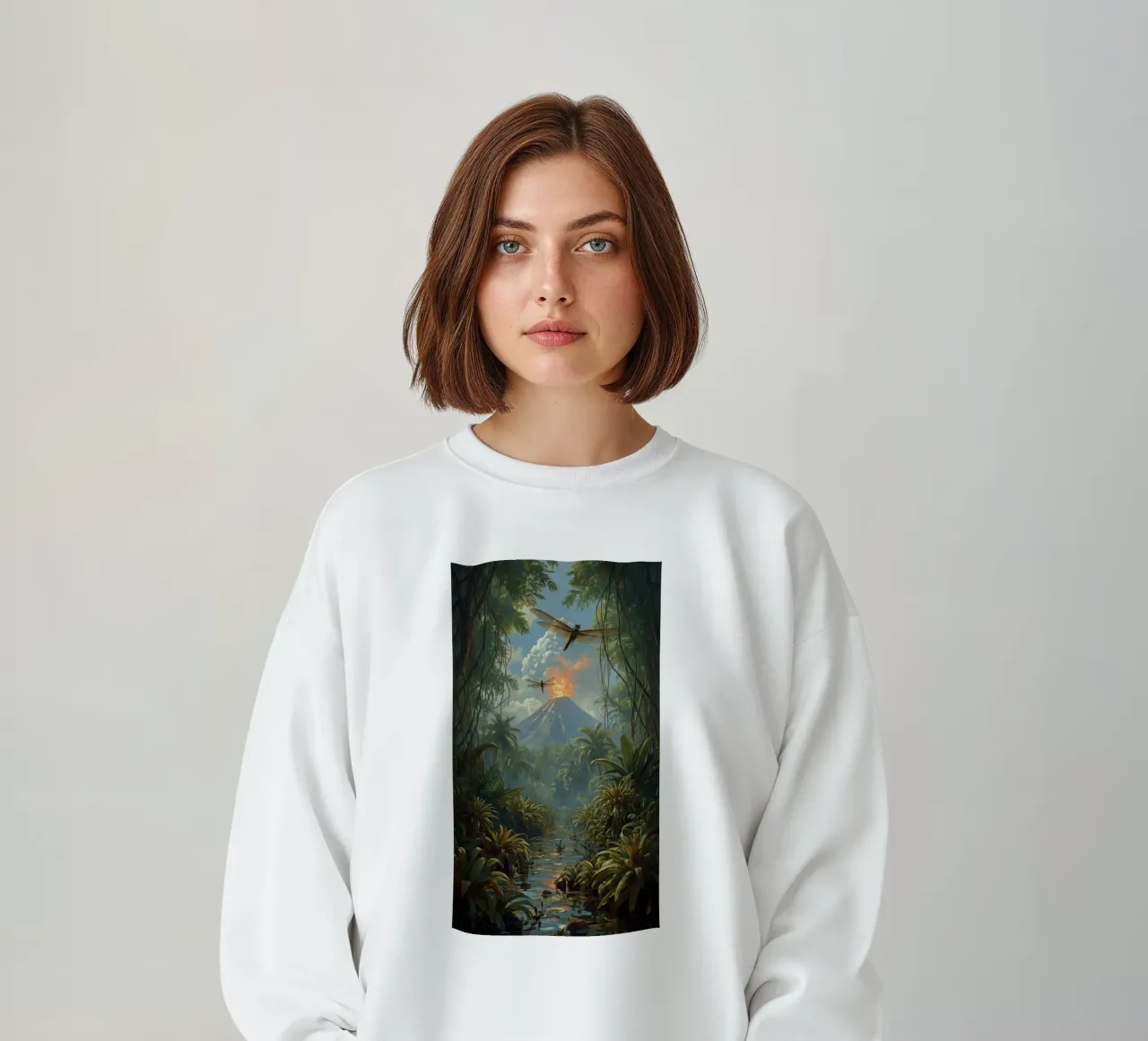 fantastico magico mondo preistorico felpa da van hellen