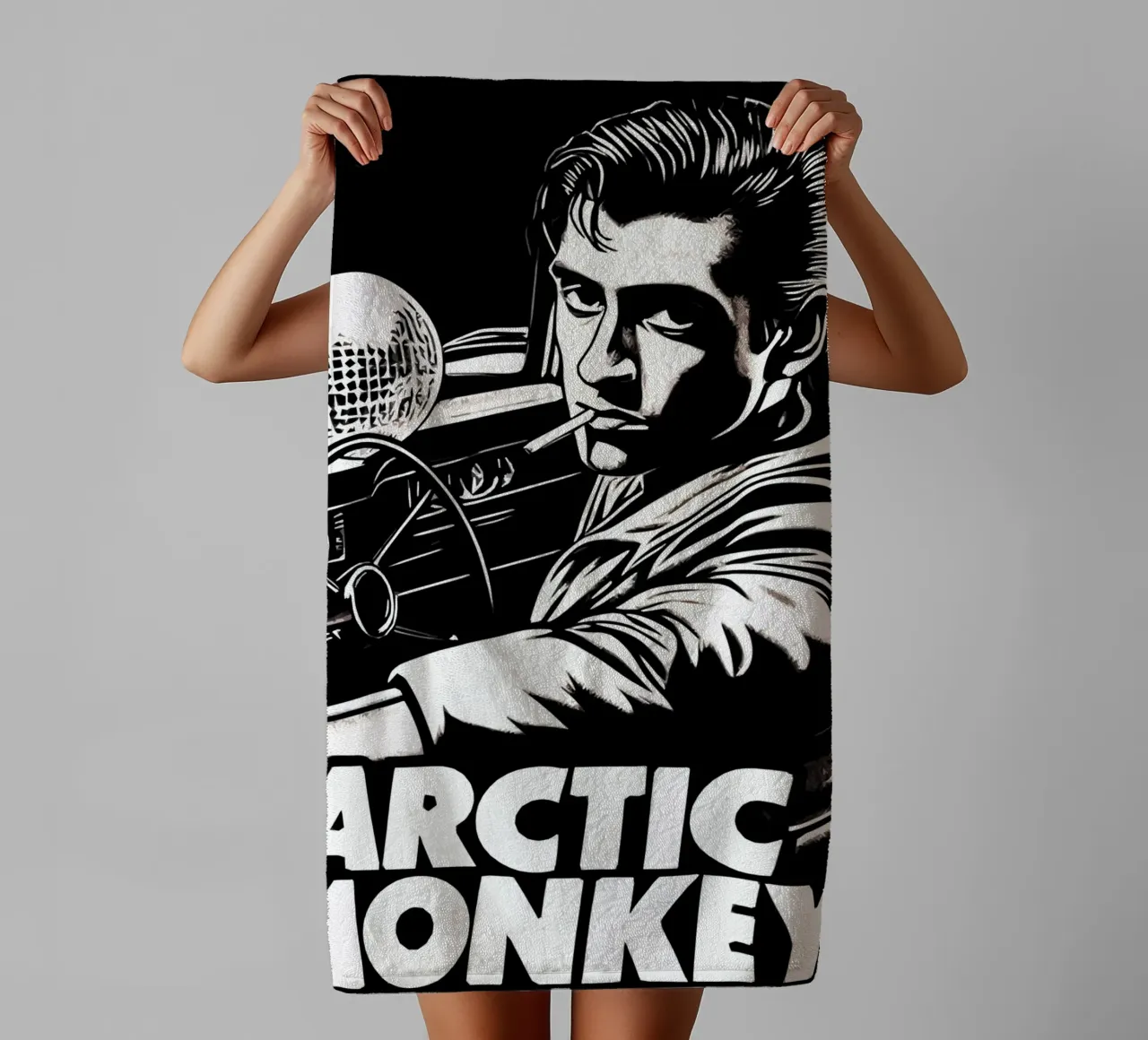 Arctic Monkeys alex turner Art towel by music soul