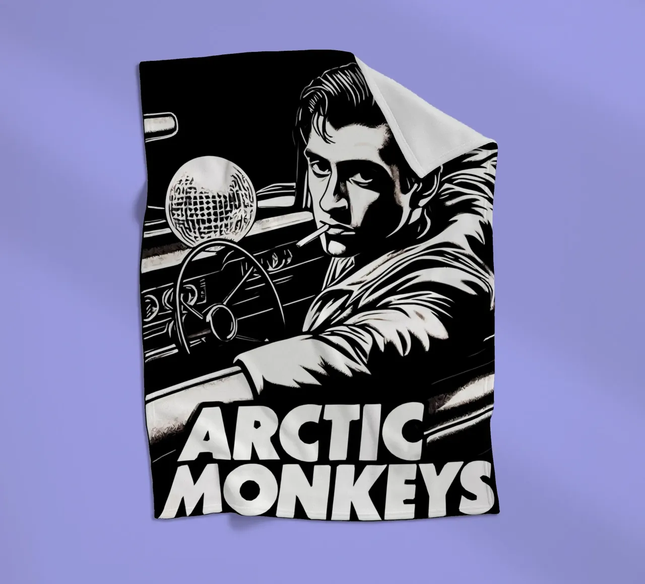 Arctic Monkeys alex turner Kunst Fleecedecke von music soul