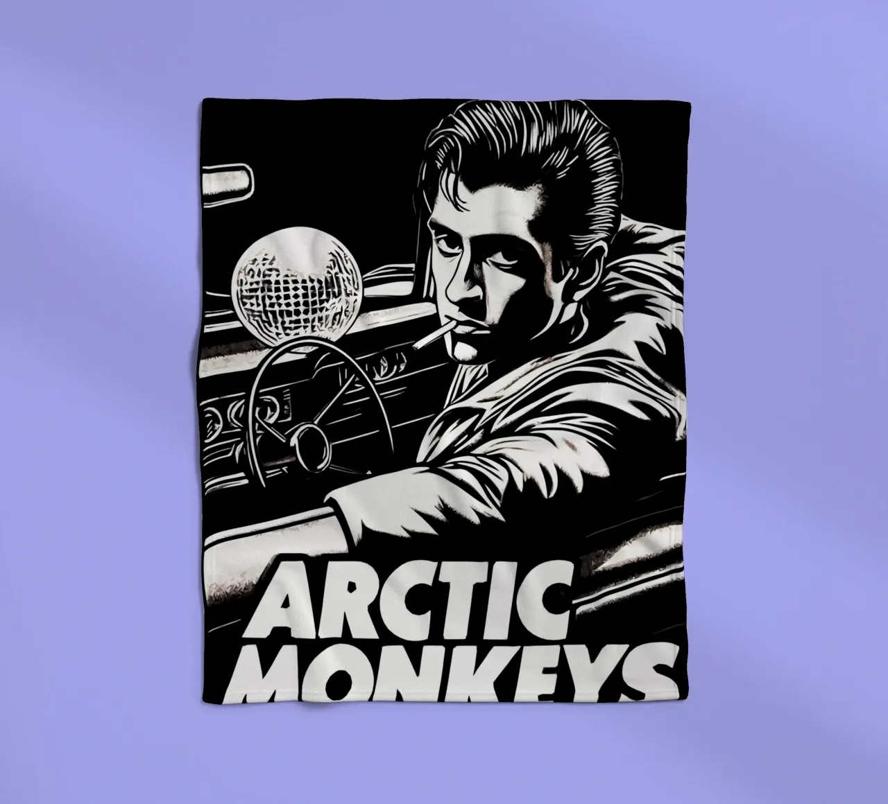 Arctic Monkeys alex turner Kunst Fleecedecke von music soul